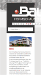 Mobile Screenshot of formschaum.de